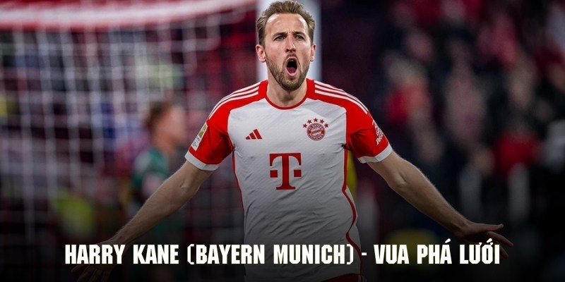 Harry Kane lọt top 10 vua phá lưới 2025 xuất sắc nhất hiện tại