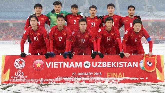 Những gương mặt tạo nên u23 của bóng đá Việt Nam năm 2018